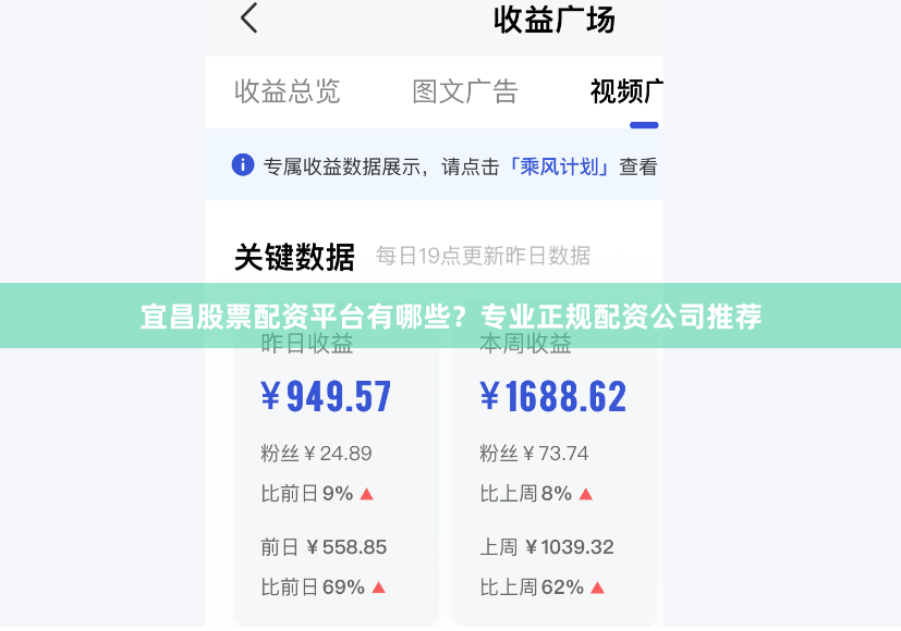 宜昌股票配资平台有哪些？专业正规配资公司推荐