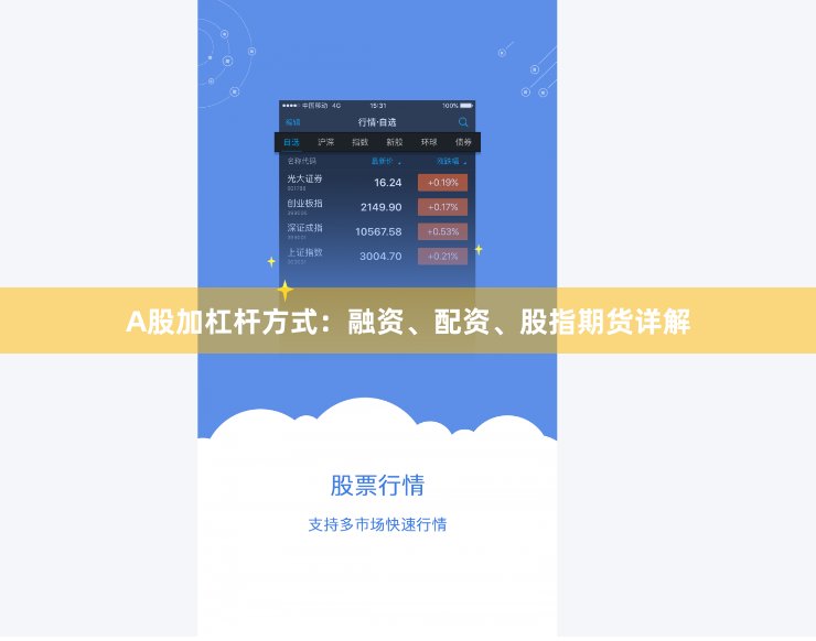 A股加杠杆方式：融资、配资、股指期货详解